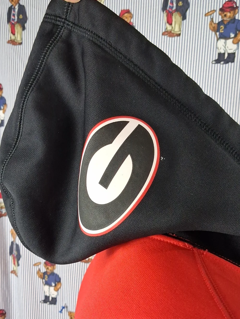 Nike Georgiq Bulldogs Therma Fit Red & Black Casual Activewear Lrg Hoodie